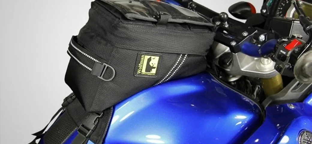 Wolfman Blackhawk Tank Bag, borsa per moto da enduro