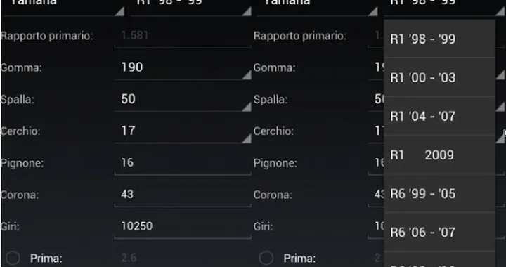 Rubrica App per Motociclisti: Calcola Rapporti Moto