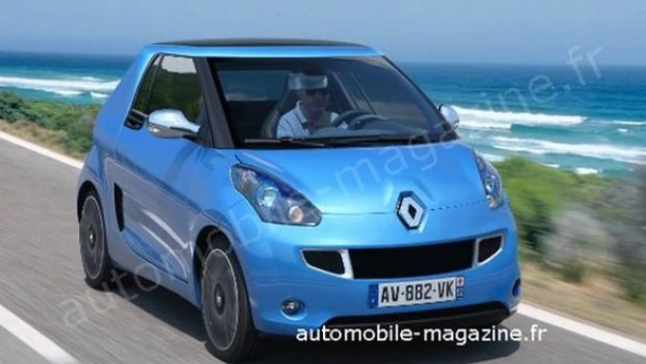 Renault: prima ricostruzione grafica della gemella della Smart fortwo