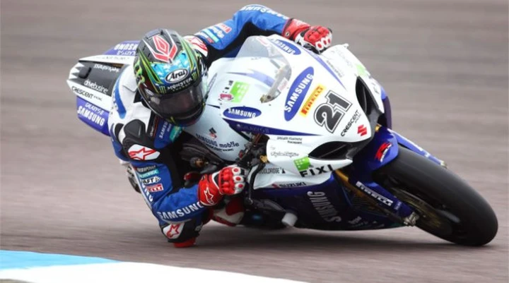 John Hopkins sulla Ducati Panigale nel campionato British SuperBike