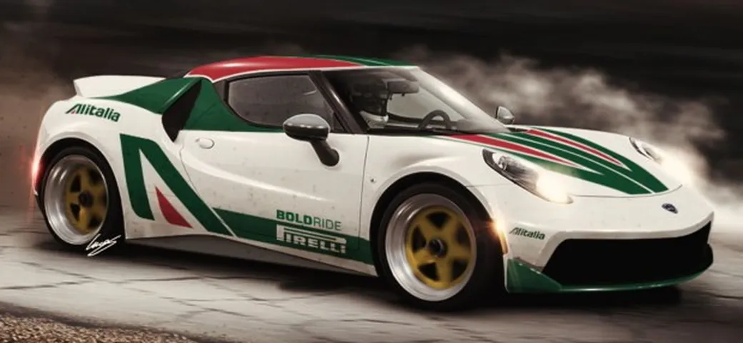 Lancia Stratos: la concept derivata dall'Alfa 4C
