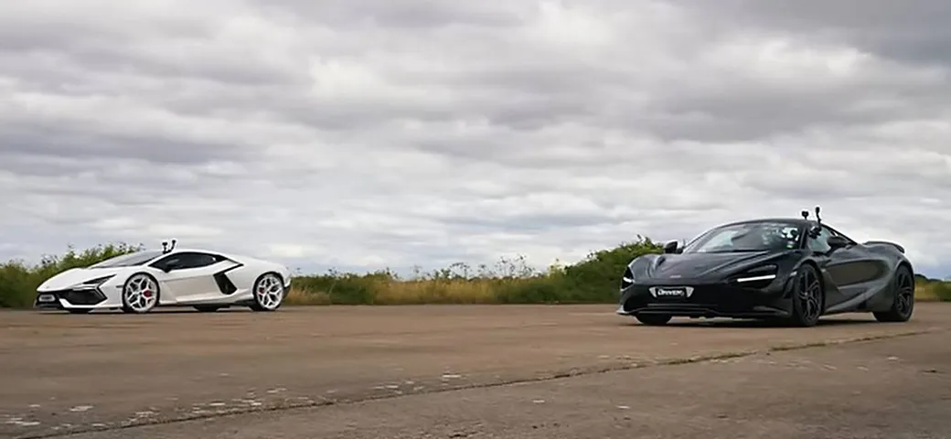 McLaren 750S vs Lamborghini Revuelto: una drag race stellare