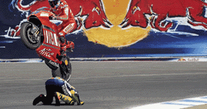 Foto del giorno: Laguna Seca? Stoner avrebbe preferito così...