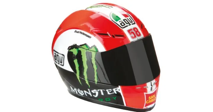 Solidarietà: il casco di Marco Simoncelli per i bambini disabili
