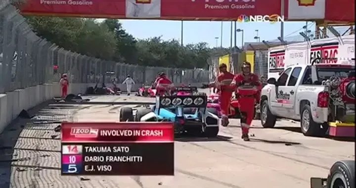 Indycar Il video del pauroso incidente a Dario Franchitti
