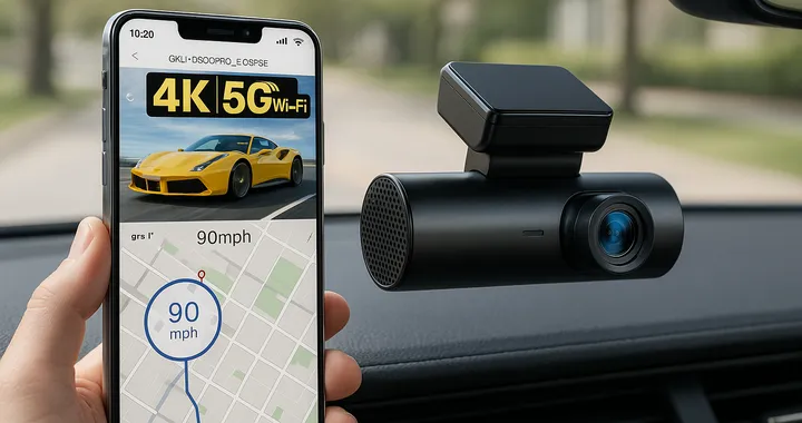 Dash cam GKU D600Pro: qualità 4K, GPS e Wi-Fi a meno di 70 euro su Amazon