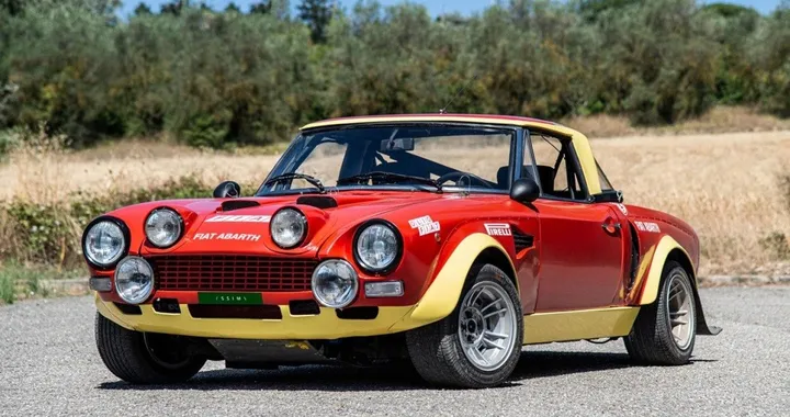 In vendita una rara Fiat 124 Abarth Rally Gruppo 4 originale e mai restaurata