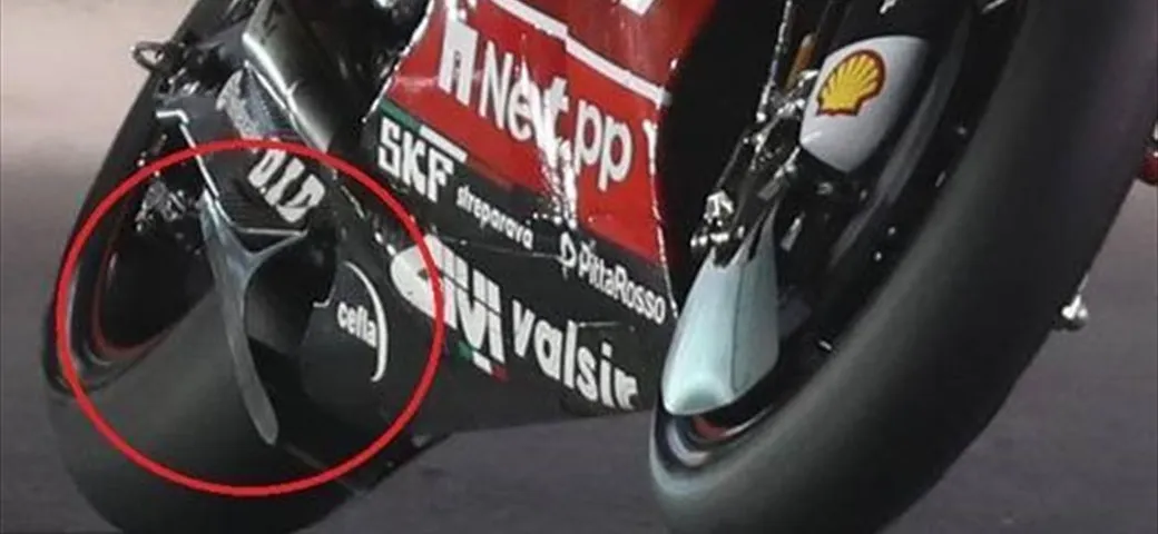 MotoGP: regolare lo spoiler della Ducati