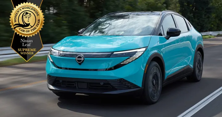 Nissan Leaf nominata auto dell'anno 2026 dal WWCOTY