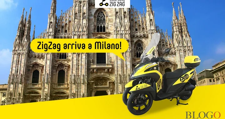 Zig Zag Scooter Sharing a Milano con Yamaha