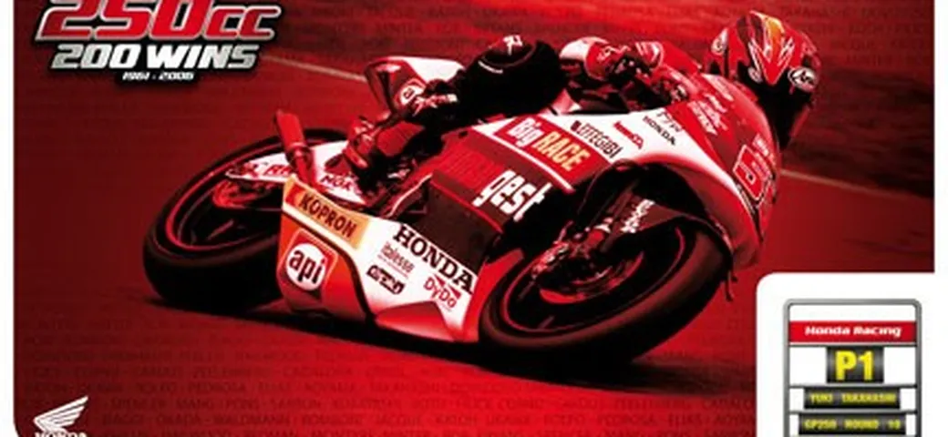 200 le vittorie di Honda in 250