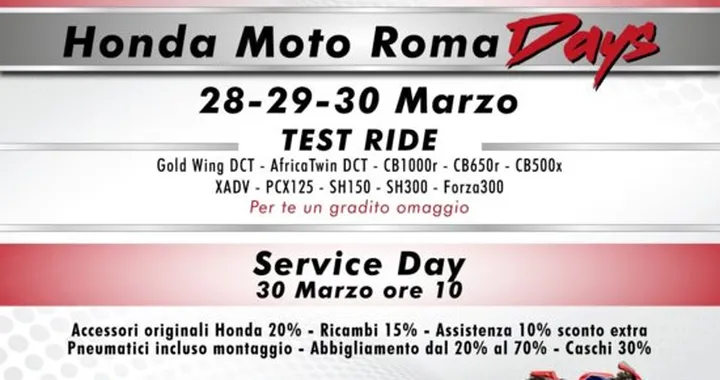Honda Moto Roma Days