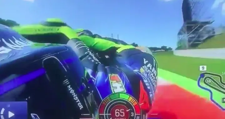 Video: la caduta di Valentino Rossi al Mugello 2019
