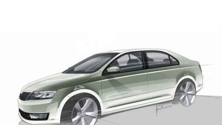 Skoda Rapid: nuovi teaser e disegni ufficiali