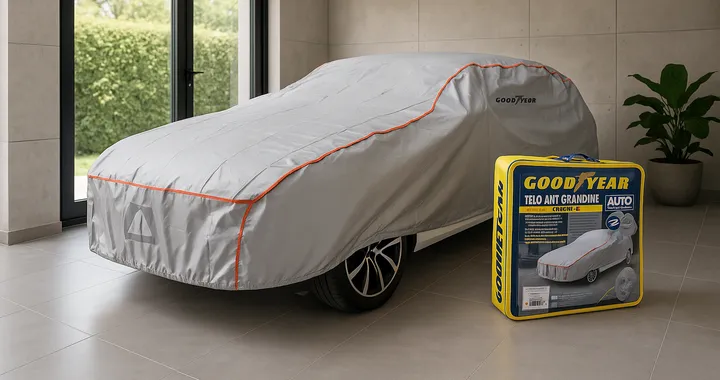 Proteggi la tua auto con Goodyear: offerta speciale sul telo antigrandine su Amazon