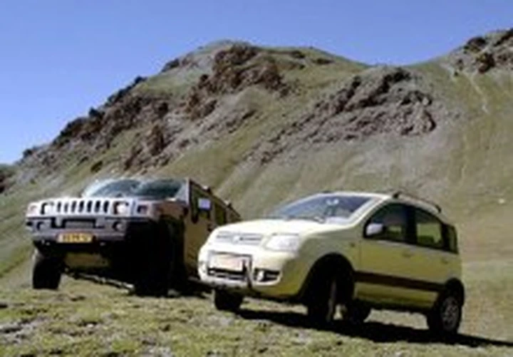 Sfide impossibili: Hummer H2 contro Panda 4x4