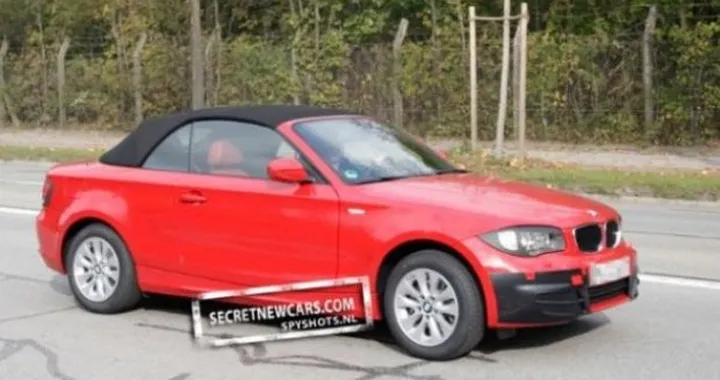BMW Serie 1 Cabrio: prime foto spia del restyling