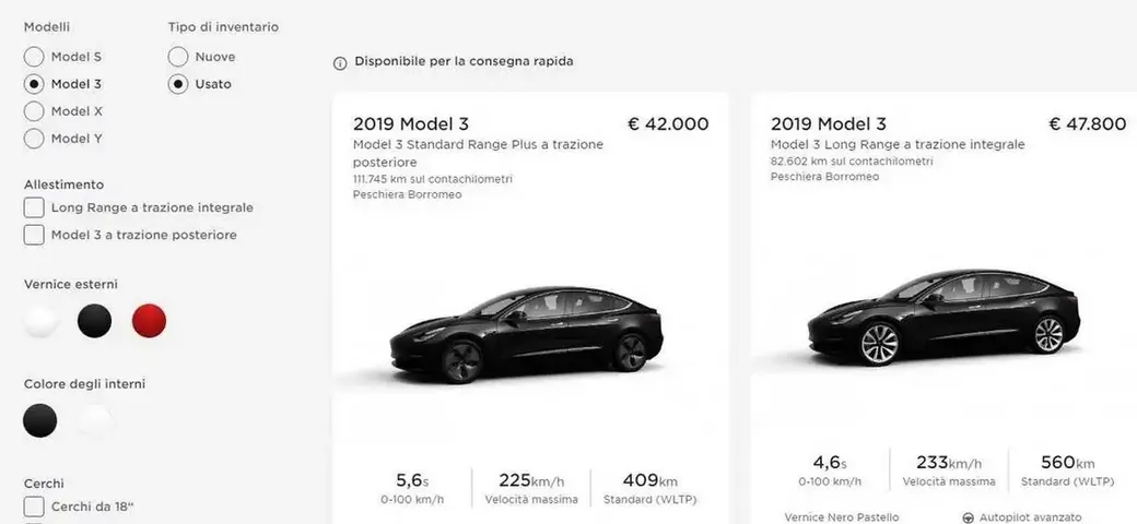 Tesla usate: ecco come funziona la piattaforma ufficiale