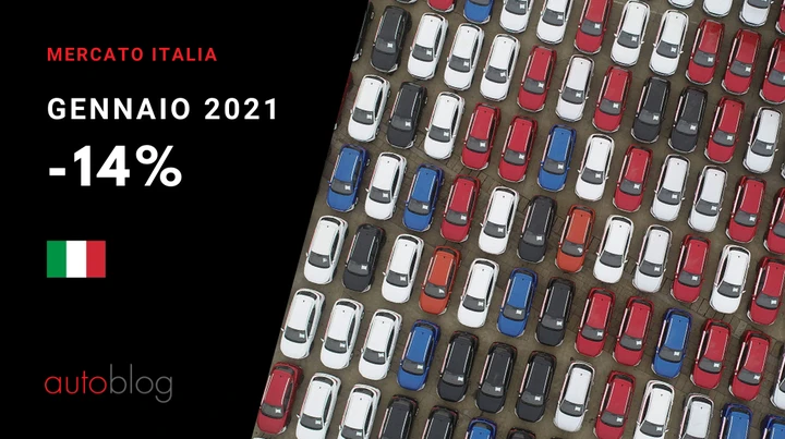 Mercato auto, gennaio 2021 in diminuzione: le auto più vendute