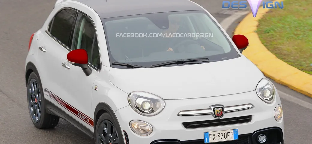 Abarth 500X: i render di un nostro lettore
