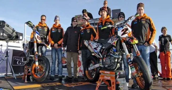 KTM Italia Team Miglio: presentazione tra le nevi