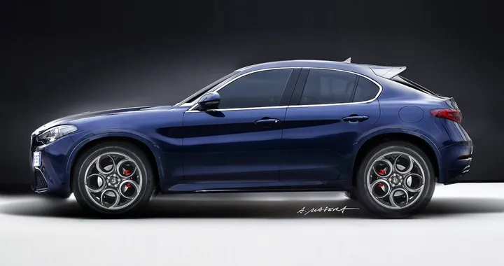SUV Alfa Romeo Stelvio: nuovi render