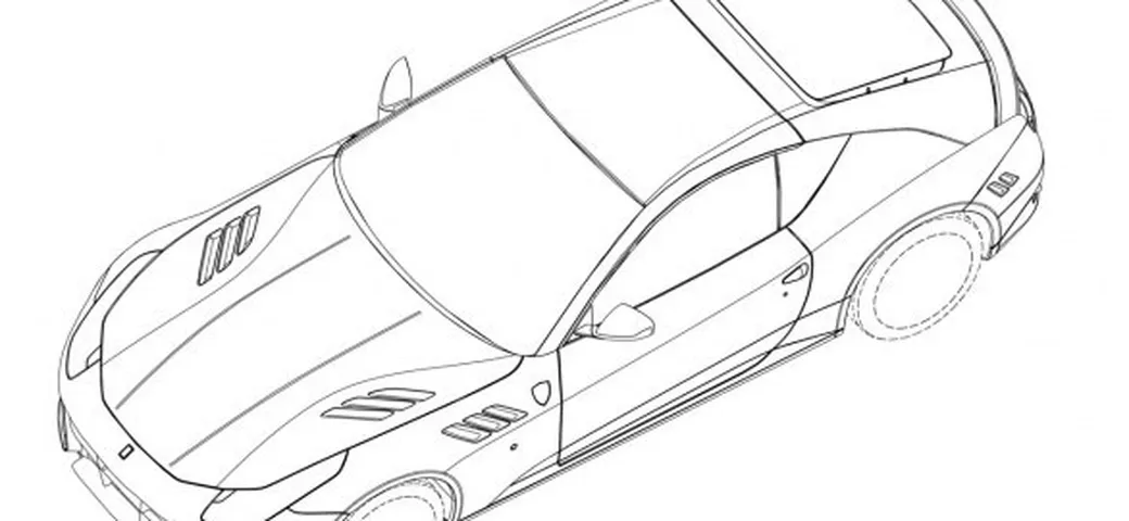 Ferrari: i disegni tecnici di un misterioso modello