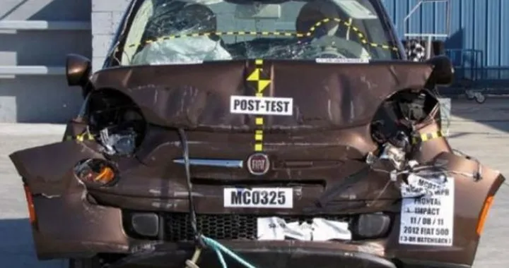 Fiat 500: solo tre stelle nel crash test NHTSA