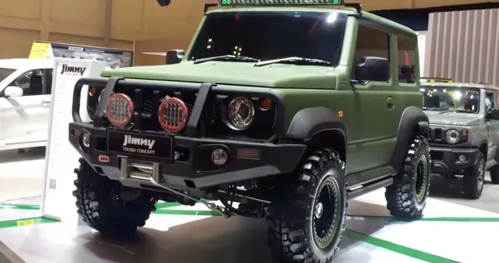 Nuova Suzuki Jimny Tough Concept: assetto rialzato e look da monster truck