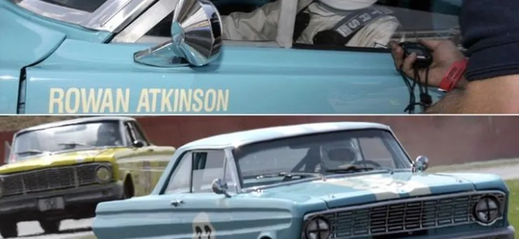 Nuovo incidente per Rowan Atkinson. Questa volta in gara