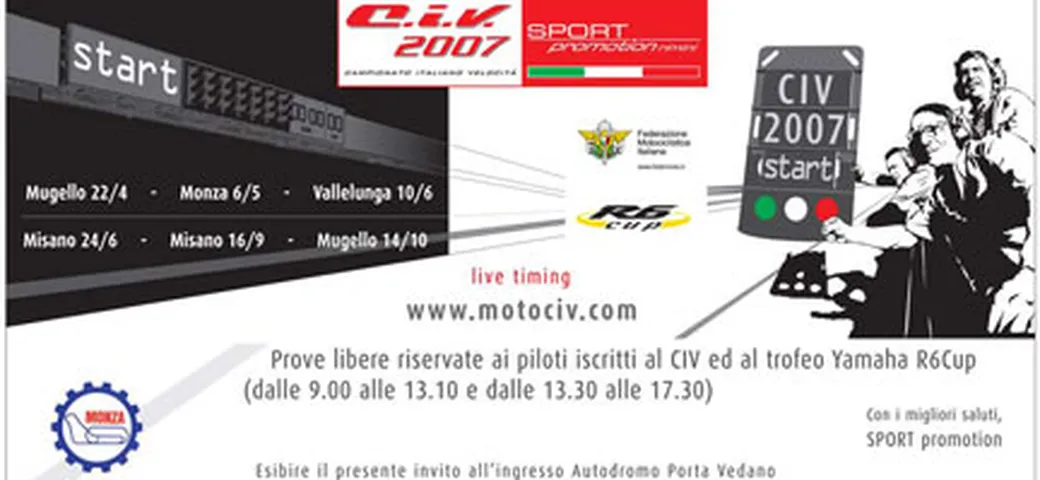 Presentazione del CIV 2007