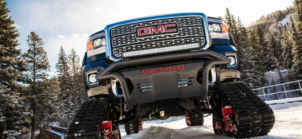 GMC Sierra 2500HD All Mountain concept, il cingolato da 445 CV