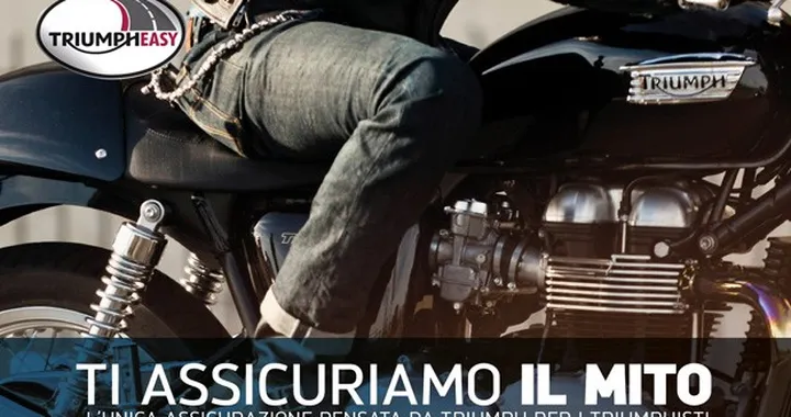 Triumph Easy, assicurazione pensata per i Triumphisti