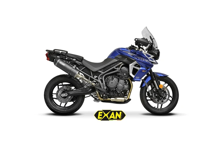 Exan: nuovi scarichi per Triumph Tiger 800 XR