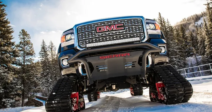 GMC Sierra 2500HD All Mountain concept, il cingolato da 445 CV