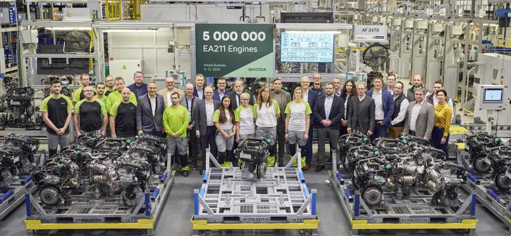 Škoda celebra 125 anni di sviluppo e produzione di motori