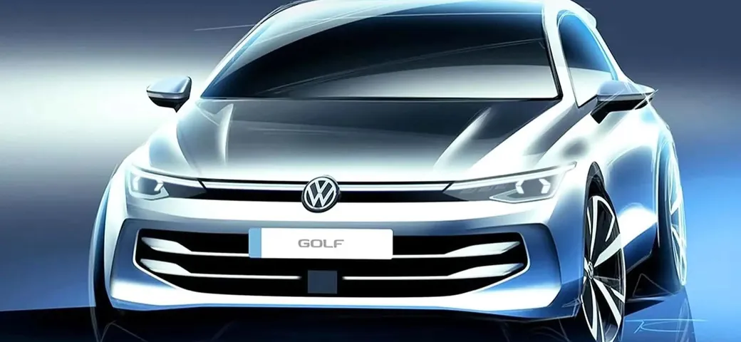 Volkswagen Golf Restyling: alcuni bozzetti anticipano le sue linee