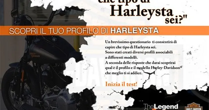 Scopri che Harleysta sei e vinci i premi Harley Davidson!