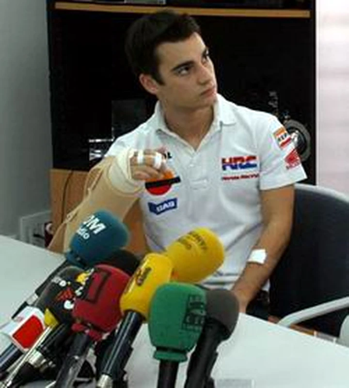 Pedrosa parla dopo la caduta ed è preoccupato per lo sviluppo in mano ad Hayden