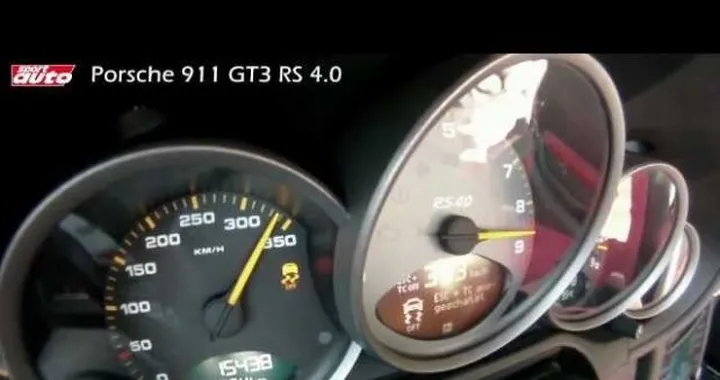 Porsche: la 911 GT3 RS 4.0 stabilisce un nuovo record di frenata