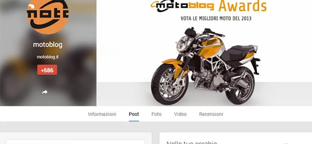 Motoblog.it è anche su Google+