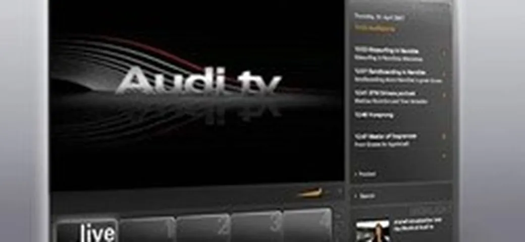 Audi TV ora anche on-line