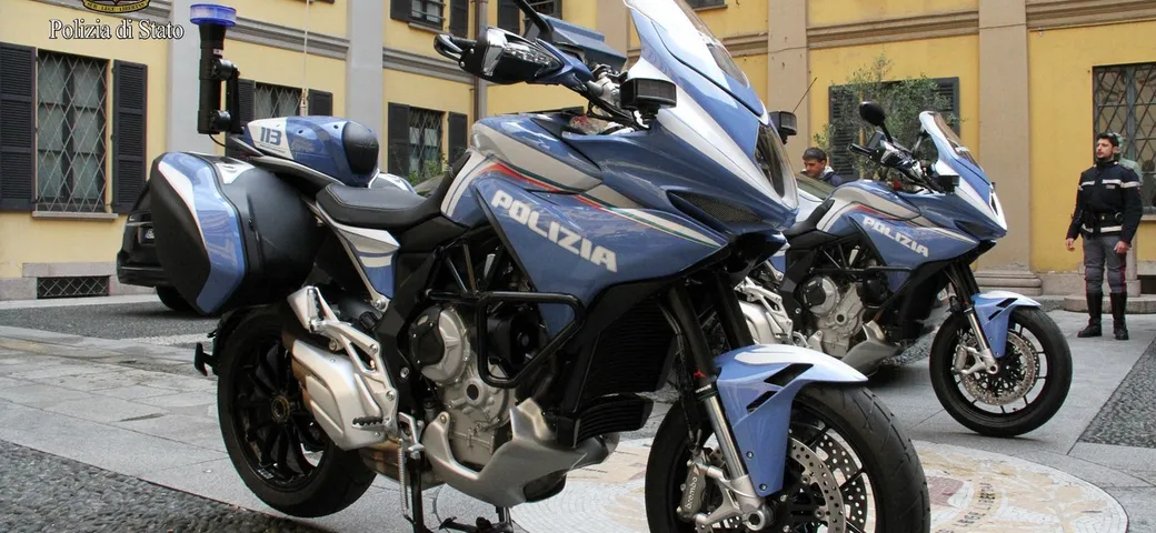 MV Agusta Turismo Veloce 800 nella Polizia