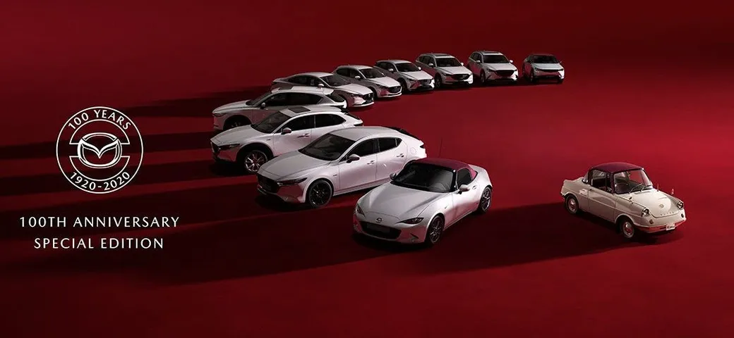 Mazda: la gamma 100th Anniversary nel dettaglio