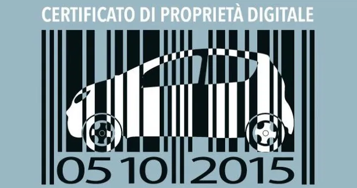 Il certificato di proprietà è diventato digitale