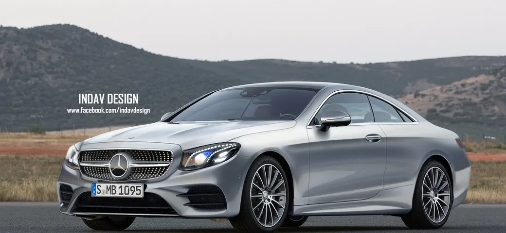 Mercedes Classe E Coupè: il render di INDAV Design