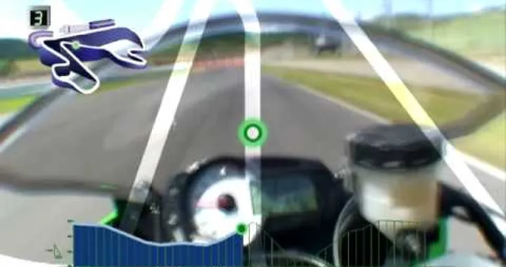 MCN: 2009 Kawasaki ZX-6R onboard lap of Autopolis Japan