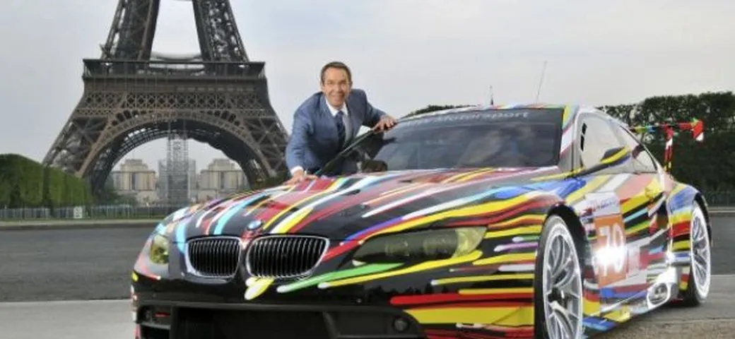 Bmw Art Car: presentata la M3 GT2 realizzata dall'artista Jeff Koons