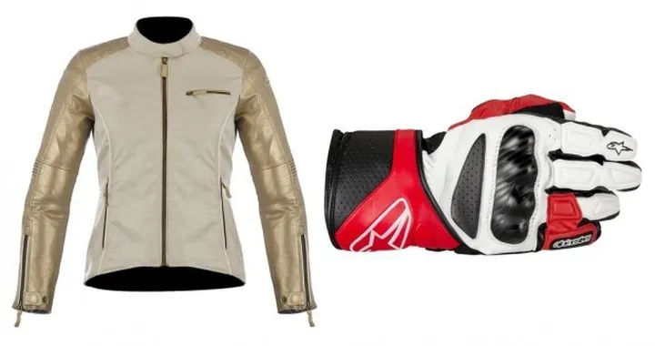 Alpinestars collezione primavera 2013: nuova giacca femminile Renee e guanto sportivo SP-8