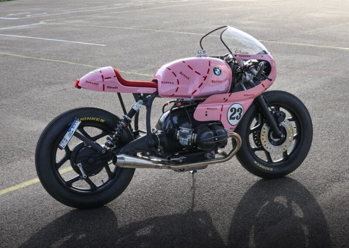BMW R80 Pink Pig: la café racer da 1000 cc ispirata alla Porsche 917